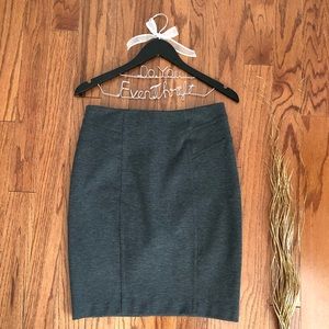 New York & Company Size 2 Gray Pencil Skirt